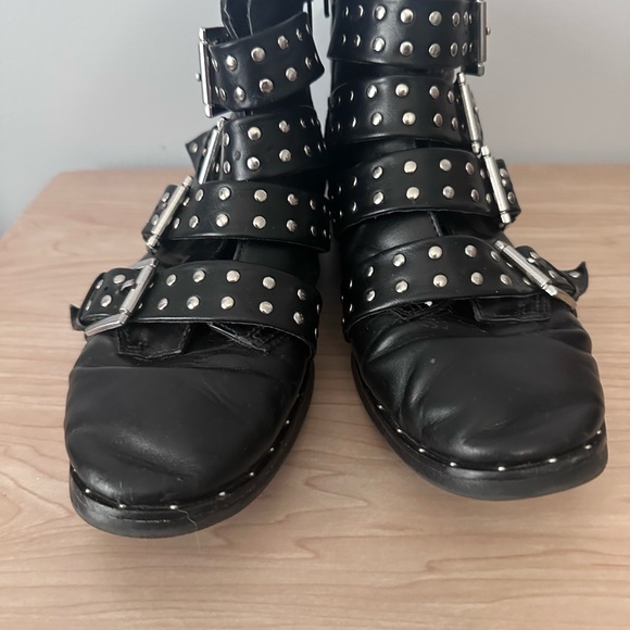 Mossimo Studded Combat Boots Size 8 - Picture 6 of 7
